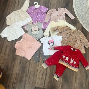 12 items x Baby girl bundle | 6-9 mo